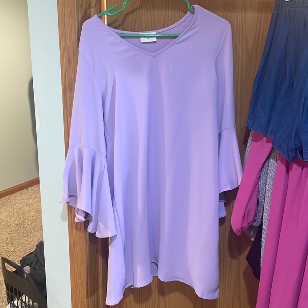 Purple dress